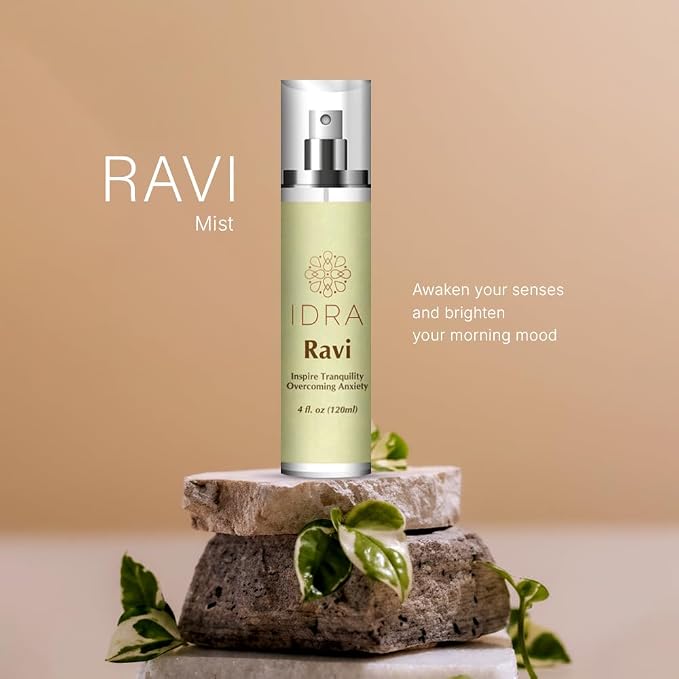 IDRA Morning Clarity Set – Energizing Essential Oil & Face Mist Duo | Boost Focus, Positivity & Morning Energy | Natural Aromatherapy Gift Set for Clarity & Balance (Ravi Mist + Ukiyo Oil)