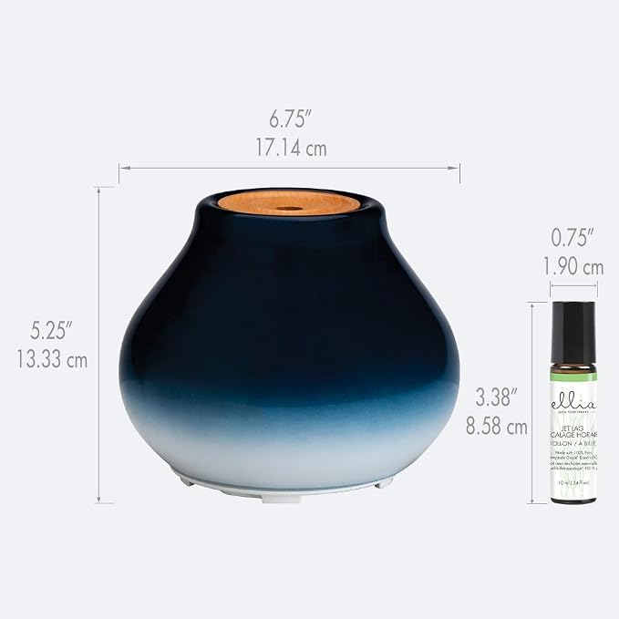 Ellia Essential Oil Roll-On | Jet Lag Blend| 10ml, 100% Pure, Therapeutic Grade