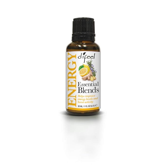 Difeel 100% Natural Essential Oil Blends - Energy 1 ounce