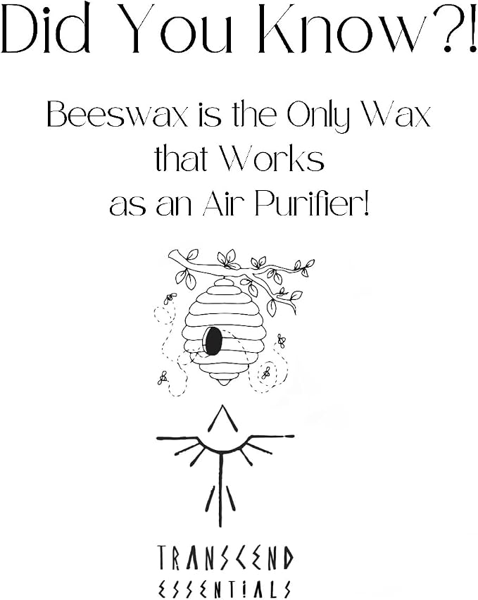 Calming Chamomile Organic Beeswax Candle, Yellow