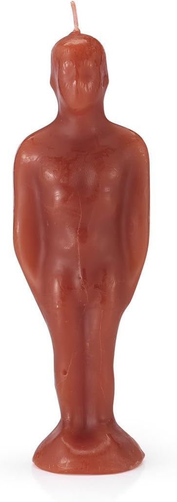 Male Image Figure Candle for Love Attraction Men Desire Spell-Casting Witchcraft Wishing Manifestation Spiritual Healing Magical Positive Energy Protection Blessing Ritual Wish Candles, Red