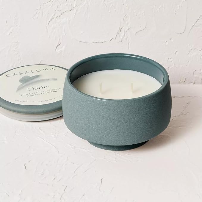 Casalunas 2 Wick Lidded Jar Candle (7.5oz, Clarity)