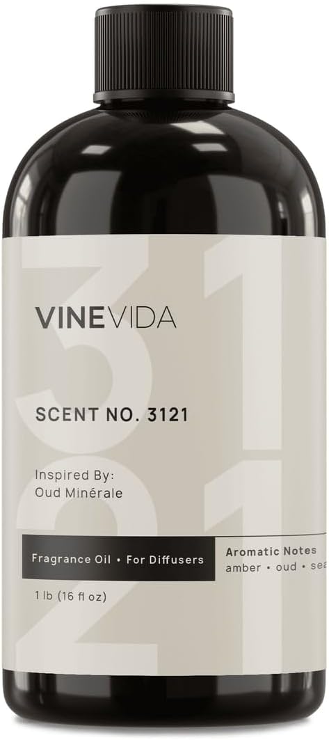 VINEVIDA [16 Oz] Inspired by: Oud Minerale; Diffuser Oil Refill | Premium Scent Diffuser Oil for Home | Non-Toxic Fragrance