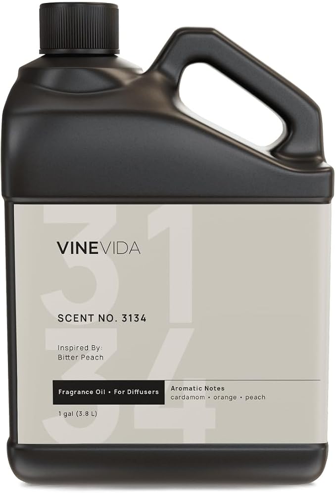 VINEVIDA [128 Oz] Inspired by: Bitter Peach; Diffuser Oil Refill | Premium Scent Diffuser Oil for Home | Non-Toxic Fragrance