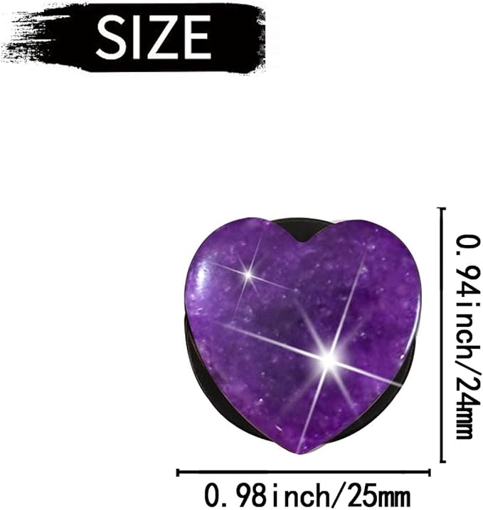 4 Pcs Heart Air Vent Clips, Cute Heart Car Air Fresheners Vents Clips Funny Cars Diffuser Vent Clips Car Interior Decor Charm Cute Cars Accessories,Decoration for Women (Purple)