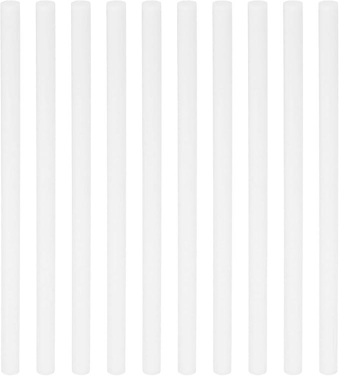 PATIKIL Humidifier Cotton Filter Sticks, 10 Pcs Refill Sticks Filter Wicks Replacement for USB Mini Humidifiers Portable Diffuser (5.91'' x 0.28''), White