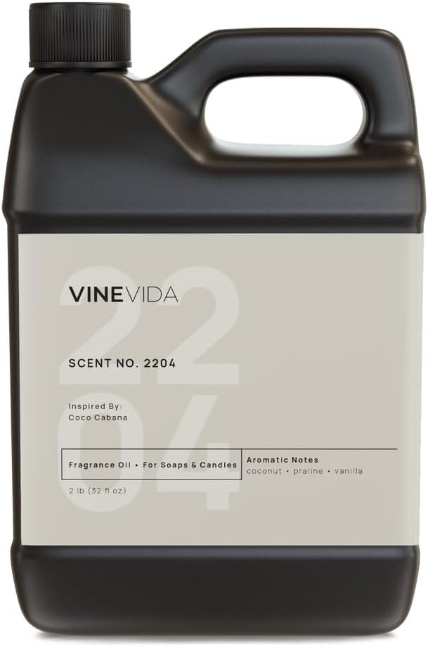 VINEVIDA [32oz] Scent No.2204 Fragrance Oil for Candle Making and Soap Making - Premium Candle Scents for Soy Candles