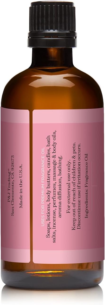 P&J Fragrance Oil | Peppermint Oil 100ml - Candle Scents for Candle Making, Freshie Scents, Soap Making Supplies, Diffuser Oil Scents