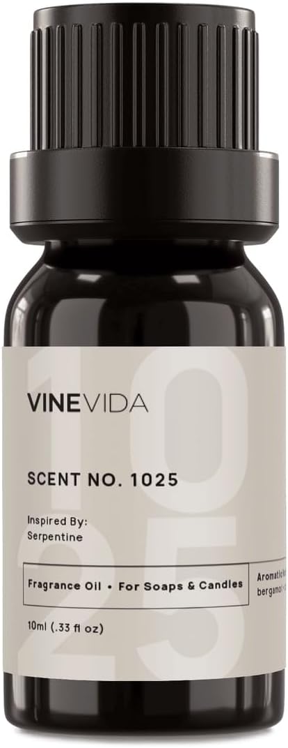 VINEVIDA Scent NO. 1025 Fragrance Oil - 10mL - Inspired by: Serpentine Fragrance Oil for Candle Making - Made in USA Candle Scents Scents for Soap Making