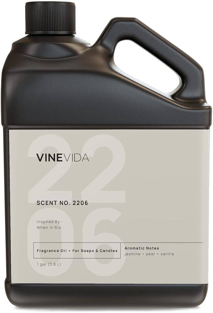 VINEVIDA 128oz Scent No.2206 Natural Candle Fragrance Oil - USA Candle Scents - Soap Making