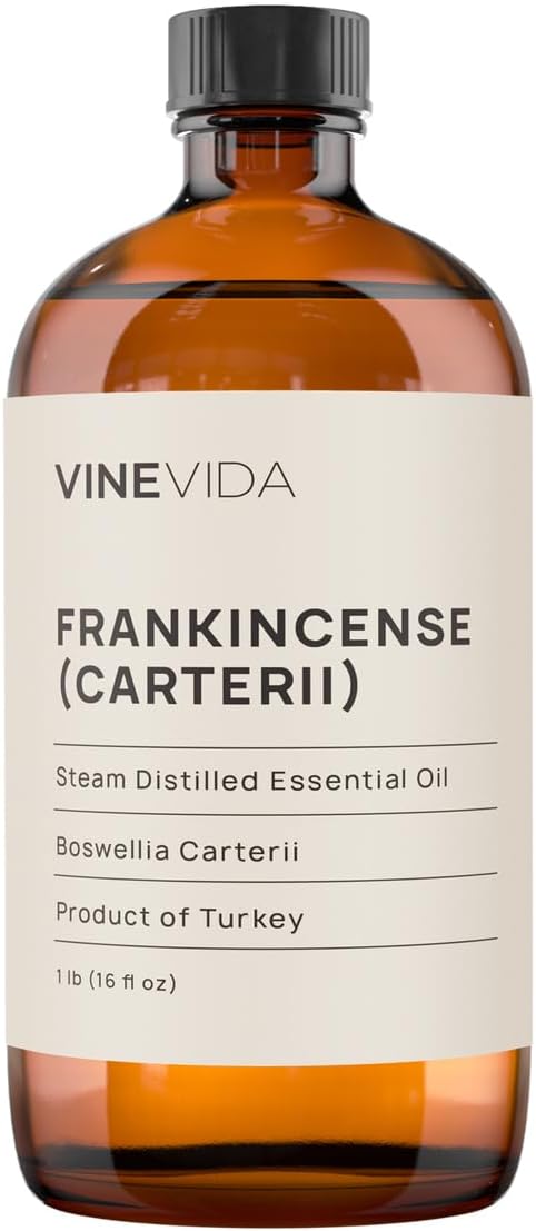 VINEVIDA Frankincense Essential Oil - 16 oz Undiluted - DIY Candle Scents