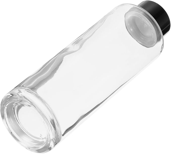 HARFINGTON 150ml/5oz Empty Glass Diffuser Bottle 5.8" x 1.9" Refillable Fragrance Accessories Aromatherapy Jar Container for Replacement Reed Diffuser DIY Home Bathroom Transparent