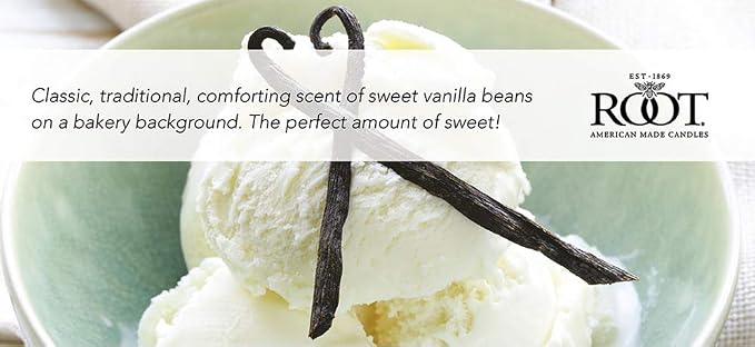 Root Candles Scented Candles Honeycomb Veriglass Premium Handcrafted Beeswax Blend Candle, Small, French Vanilla