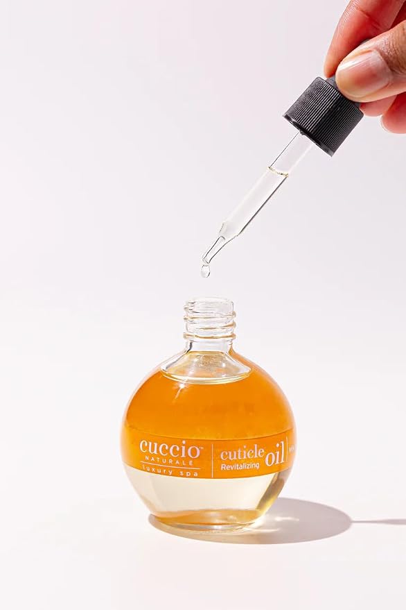 Cuccio Naturale Milk & Honey Revitalizing Cuticle Oil, Lightweight Fast-Absorbing Hydrating Nail & Cuticle Conditioner, Cold-Pressed Oils + Vitamin E, 2.30 Fl Oz