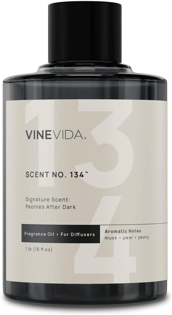 VINEVIDA [16 Oz] Inspired by: Peonies After Dark; Diffuser Oil Refill | Premium Scent Diffuser Oil for Home | Non-Toxic Fragrance