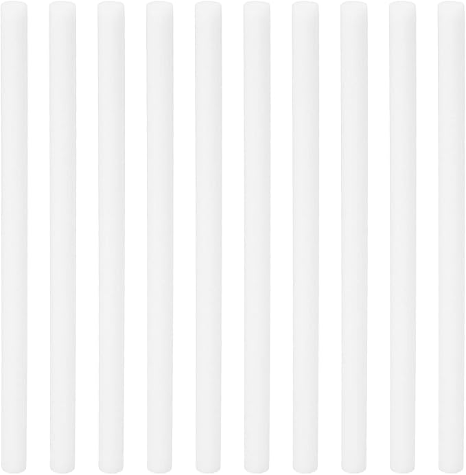 PATIKIL Humidifier Cotton Filter Sticks, 10 Pcs Refill Sticks Filter Wicks Replacement for USB Mini Humidifiers Portable Diffuser (5.31'' x 0.28''), White