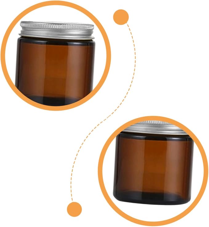 OSALADI 10Pcs Candle Making Cups with Aluminum Lids Holders for DIY Aromatherapy and Wax Projects Portable and Durable Empty Candle Containers