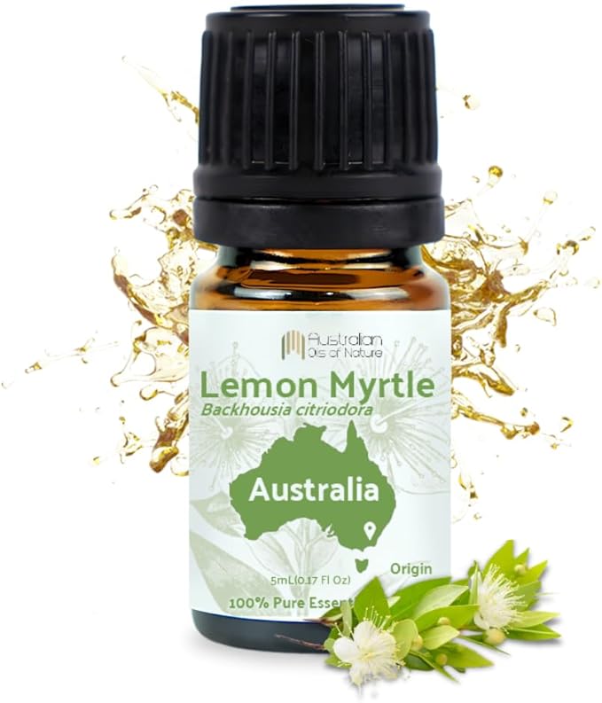 Lemon Myrtle Essential Oil - Experience an Invigorating, Fresh Citrus Aroma - Pure, Undiluted Therapeutic Grade Essential Oil - 8oz