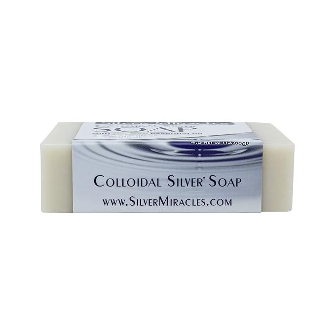 Silver Miracles Colloidal Silver Soap with Tea Tree essential oil
