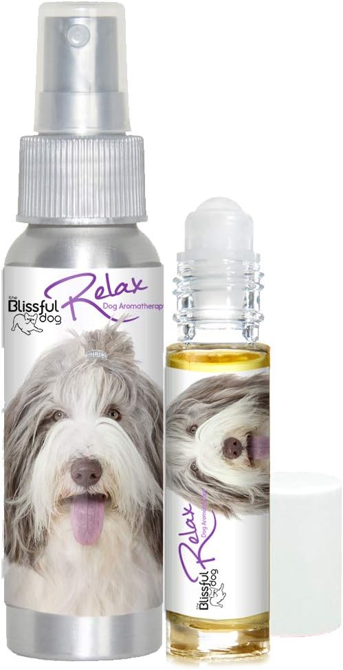 The Blissful Dog Bearded Collie Relax Dog Aromatherapy, 2.67-Ounce Spray
