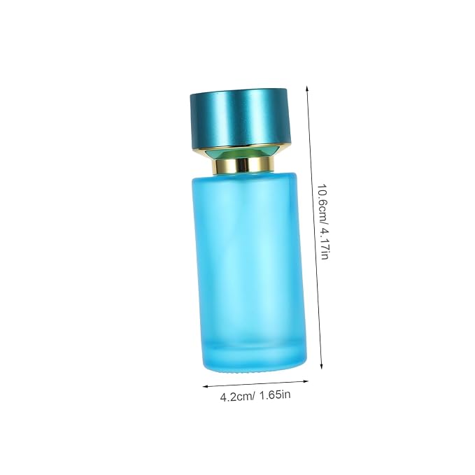 Travel-ready Perfume Refill Bottle 50ml Glass Spray Bottle Reusable for Fragrance Cosmetics Replacement Travel Size Perfume Container