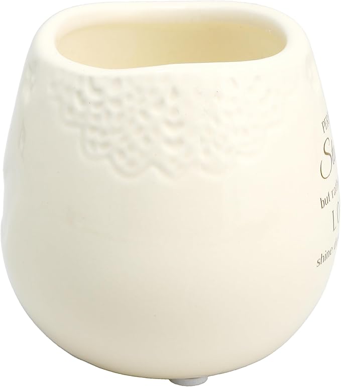 Pavilion Gift Company - Winds of Heaven 8 oz Bereavement Candle, Memorial Gifts for Loss of Mother Father Friend Loved One, Remembrance, Condolences, Sympathy, 1 Count, Cream