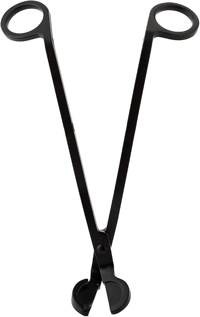 Candle Wick Trimmer, Candle Snuffer Long Handle Candle Accessory Set (Black Wick Trimmer)