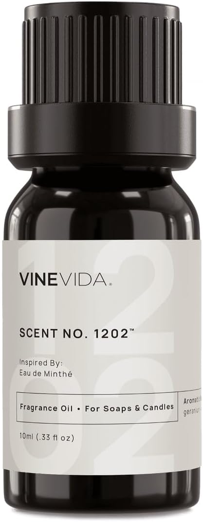VINEVIDA [0.33oz] Scent No.1202 Fragrance Oil for Candle & Soap Making - Natural, Made in USA