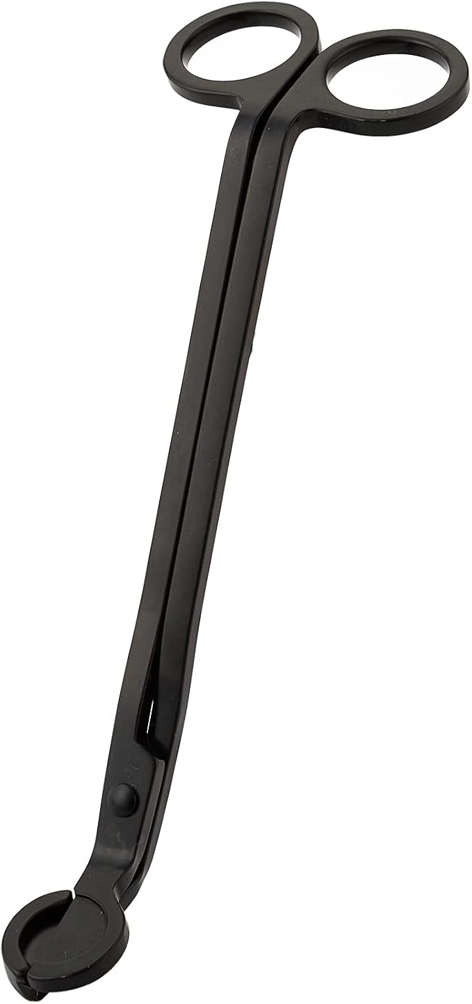 Candle Wick Trimmer, Candle Snuffer Long Handle Candle Accessory Set (Black Wick Trimmer)