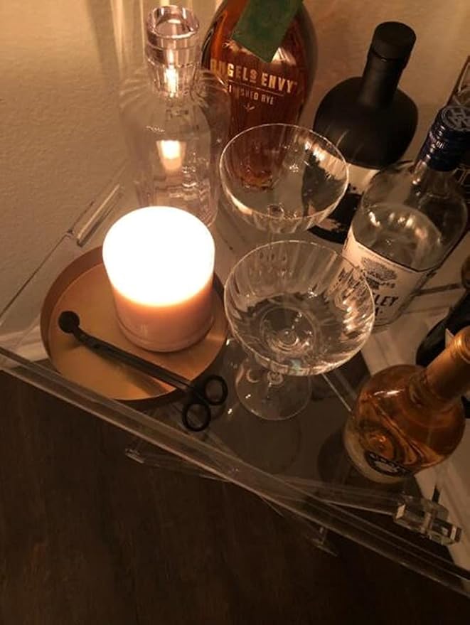 Aoshang Candle Wick Trimmer,Stainless Steel Wick Clipper Cutter, Scissors, Candle Tool, Help You to Safely Remove, Controllable The Flame and Cleaner Burn