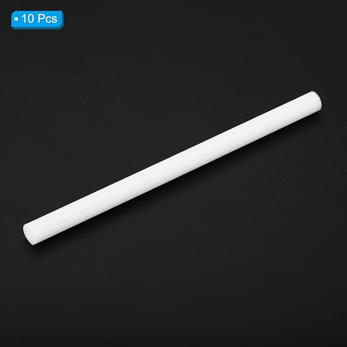 PATIKIL Humidifier Cotton Filter Sticks, 10 Pcs Refill Sticks Filter Wicks Replacement for USB Mini Humidifiers Portable Diffuser (4.72'' x 0.28''), White