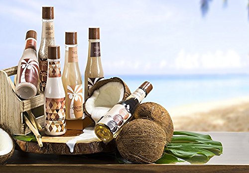 Tropical Milky Coconut Bath & Body Set Skin Care Bath for Women & Men Shower Gel, Bubble Bath, Bath Salts, Body Butter, Body Scrub, Body Lotion - Gift for Mom, Mothers | Shower Gel, Bubble Bath, Bath Salts, Body Butter, Body Scrub, Body Lotion