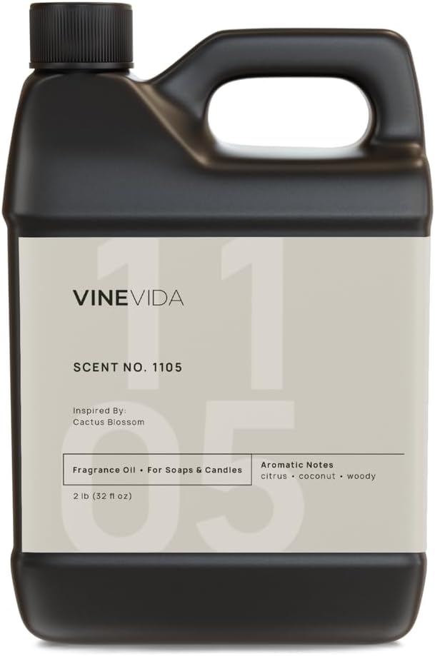 VINEVIDA [32oz] Cactus Blossom Fragrance Oil for Candle Making - Made in USA Scents for Soap Making - Natural Candle Oil