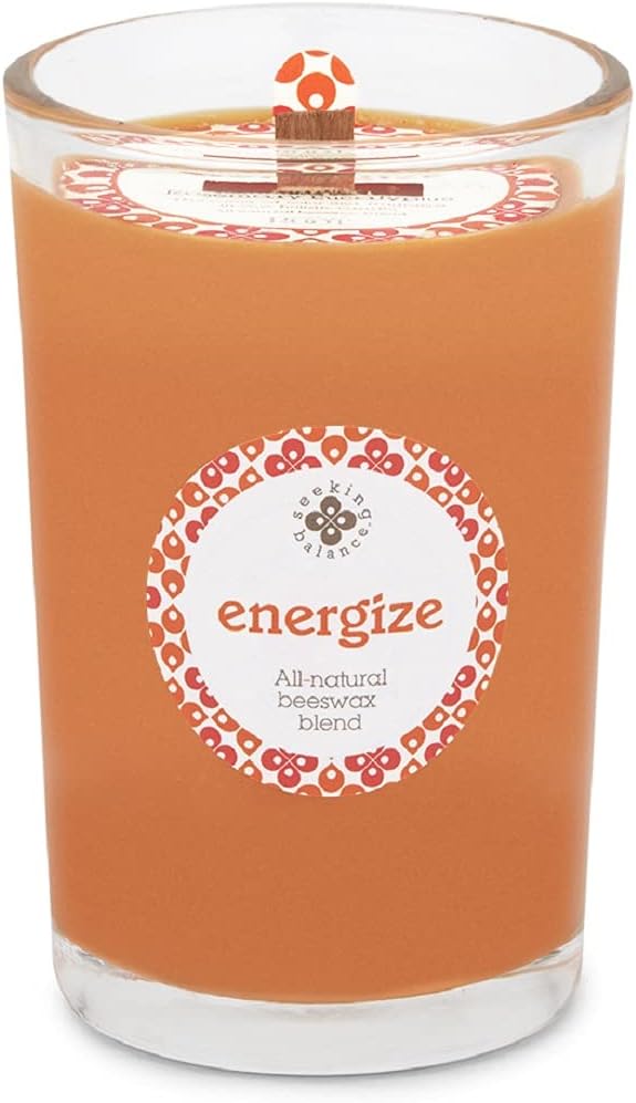 Root Candles Seeking Balance Wood Wick Spa Candle Aromatherapy Candles, 8-Ounce, Energize: Rosemary Eucalyptus