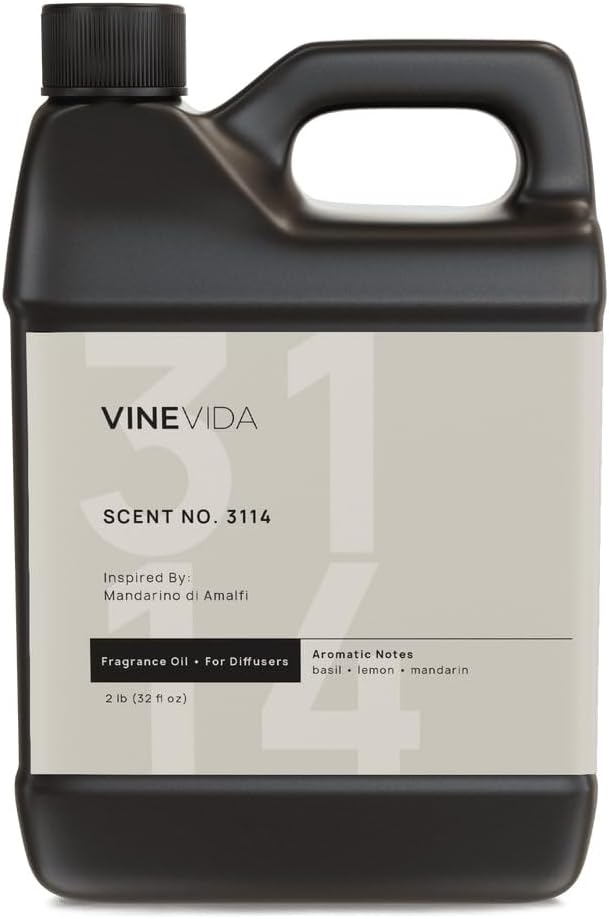 VINEVIDA [32 Oz] Inspired by: Mandarino di Amalfi; Diffuser Oil Refill | Premium Scent Diffuser Oil for Home | Non-Toxic Fragrance