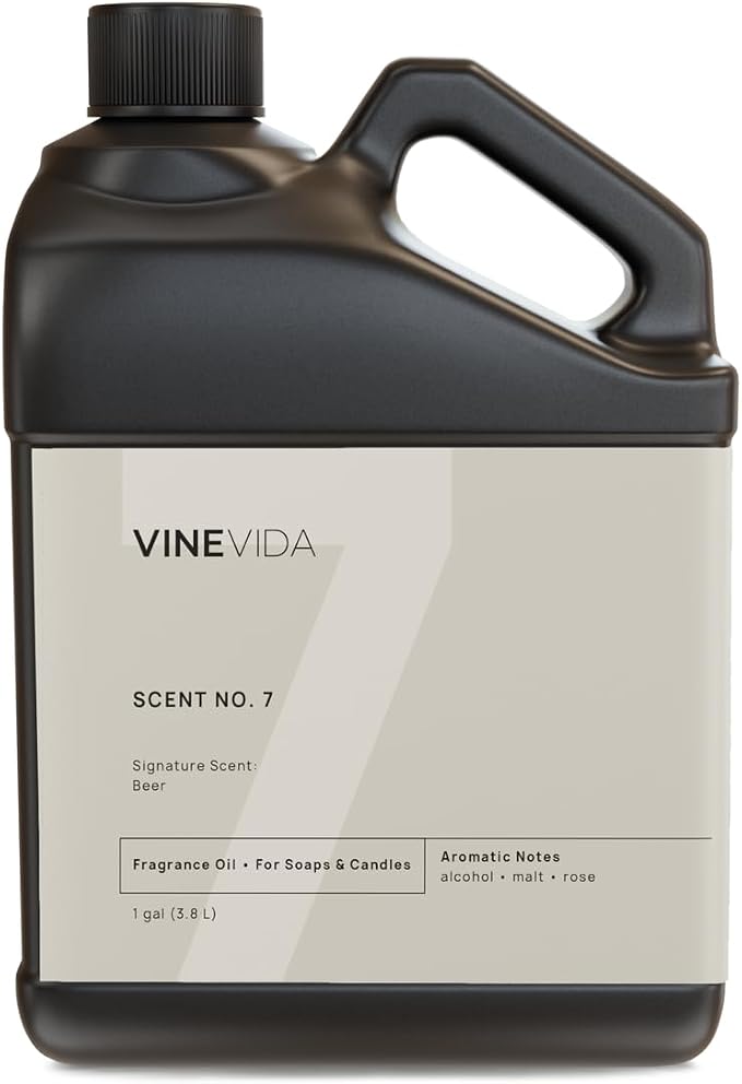 VINEVIDA [128oz] Beer Fragrance Oil for Candle Making and Soap Making - Premium Candle Scents for Soy Candles