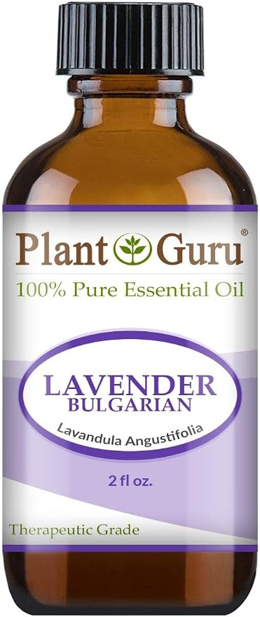Lavender Essential Oil 2 oz (Bulgarian) 100% Pure Natural Undiluted Therapeutic Grade for Skin, Body and Hair Growth, Aromatherapy Diffuser, Great for Relaxation and Calming.