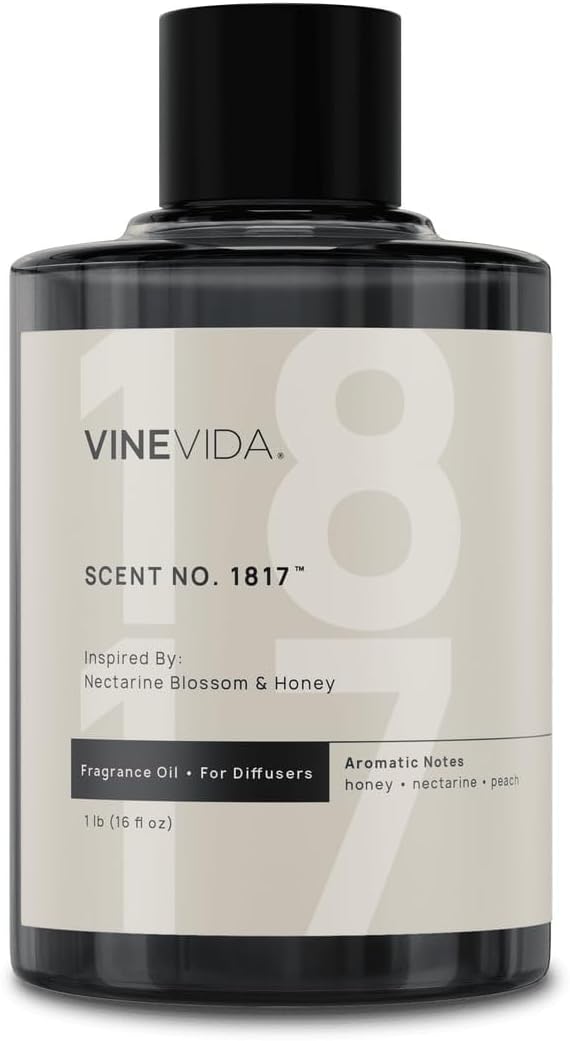 VINEVIDA [16 Oz] Inspired by: Nectarine Blossom & Honey; Diffuser Oil Refill | Premium Scent Diffuser Oil for Home | Non-Toxic Fragrance