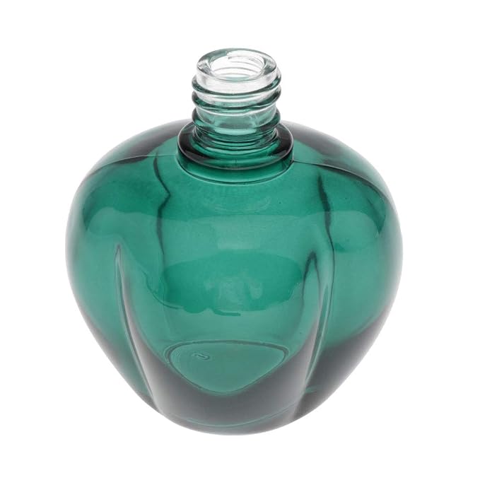 Long Bulb Perfume Bottle 100ml for Refill, green, 10.5x6.5cm