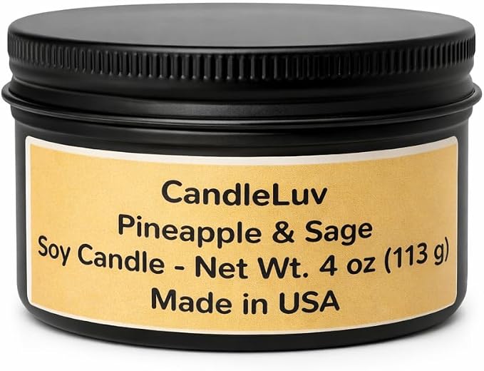 Pineapple & Sage 4oz Soy Candle