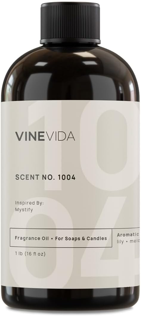 VINEVIDA [16oz] Scent No.1004 Inspired by Wynn Hotel Fragrance Oil for Candle Making - Made in USA Scents for Candle Making - Natural Fragrance Oil - Scents for Soap Making