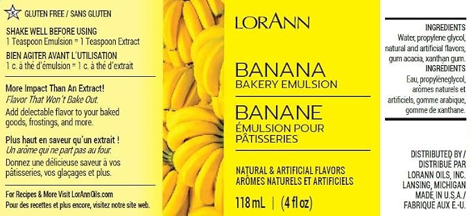 Lorann Oils Variety Bakery Emulsion: Multiple Flavors, Perfect for Enhancing Baking Variety in Cakes, Cookies & Desserts, Gluten-Free, Keto-Friendly, Baking Essential for Your Kitchen, 4oz per Bottle