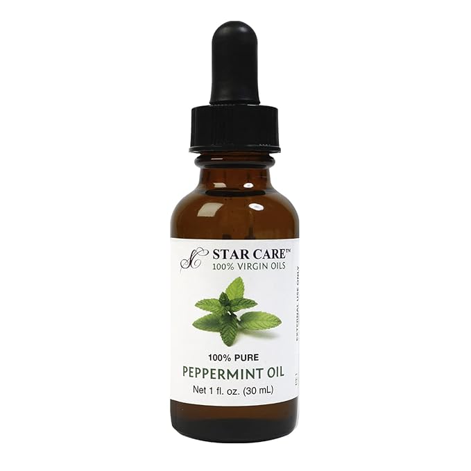 100% Pure Peppermint Oil Premium Mentha Arvensis Essential Oil for Aromatherapy, Diffuser, Hair Care, Skin & Body Massage 1 fl oz (30ml)