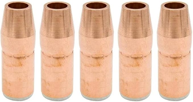 Nozzle N-M1218C 1/2" ID 1/8" Recess AccuLock MDX Fits Miller MDX-250 EZ-Select MIG Welding Guns Part 5PK