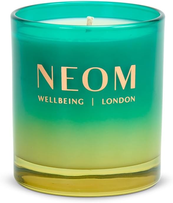 NEOM Perfect Peace 1 Wick Candle | Myrrh, Fir & Lime Peel I Pure Essential Oils I 100% Naturally derived Wax I Hand Finished I Relieve Tension