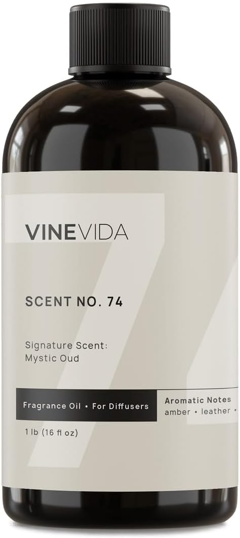 VINEVIDA [16 Oz] Inspired by: Oud; Diffuser Oil Refill | Premium Scent Diffuser Oil for Home | Non-Toxic Fragrance