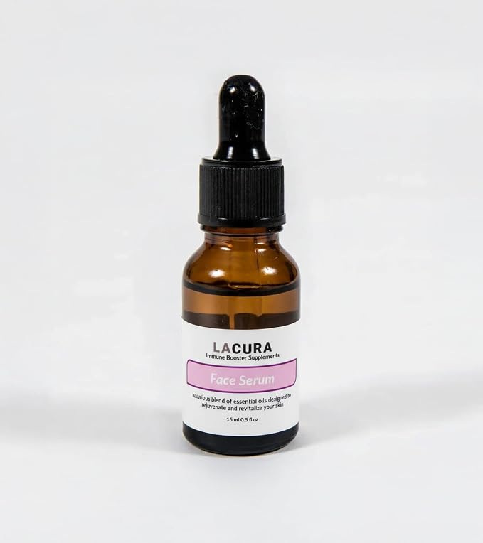 Lacura Therapeutic Face Oil with Vitamin E & Organic Jojoba - Natural Anti-Aging Facial Serum with Essential Oils for Mature Skin - Hydrating for Wrinkles & Dry Skin, 15ml