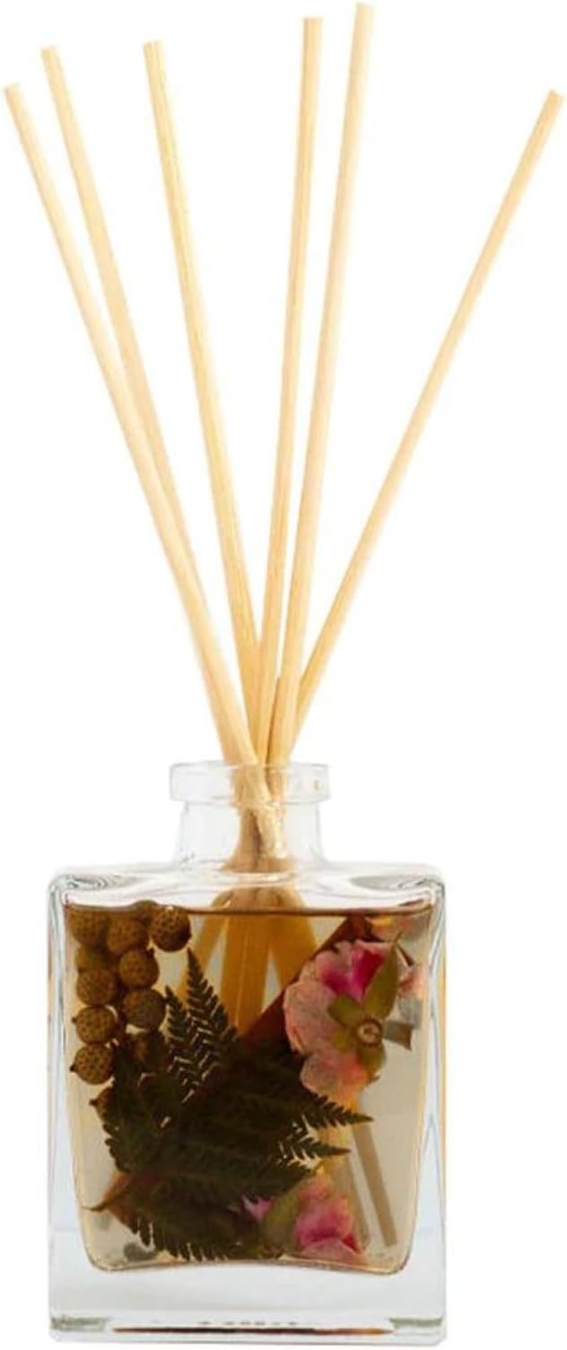 Rosy Rings Botanical Spicy Apple 6 oz Reed Diffusers for Home with Aromatherapy Scented Oil Diffuser Sticks, Scented Sticks Home Decor