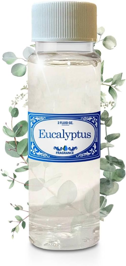 Cleaning Concentrated 2.0 Fl Oz Fragrances Pack, Spearmint, Pine, Fresh Linen & Eucalyptus, for Use in Water Vacuums Like Hyla, Rainbow, Diffusers, Aromatherapy, Not Made by Rexair or Rainbow