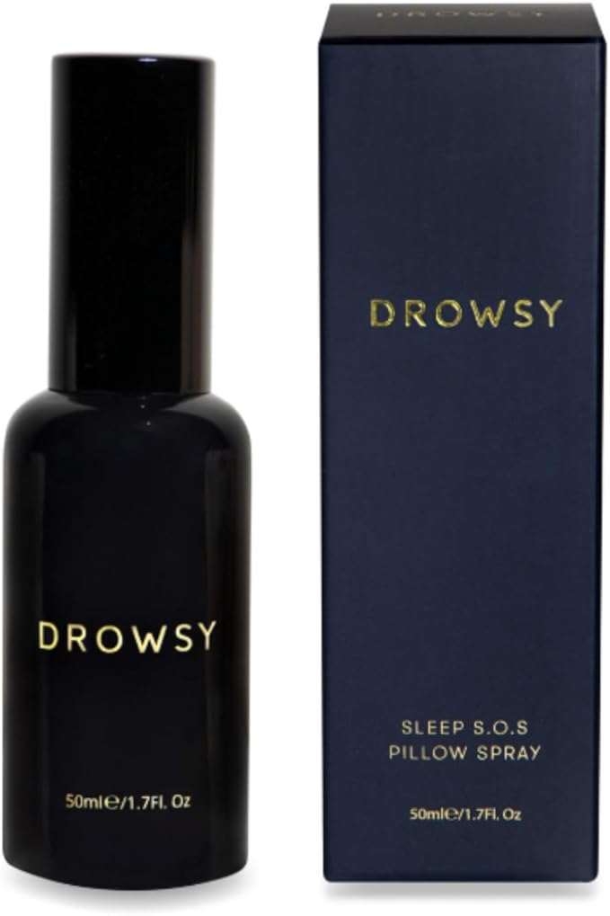 DROWSY SOS Sleep Pillow Spray - Instantly Elevate Your Sleep Experience, Long Lasting & Effective Formula, 6 Month Supply - Natural Vegan Ingredients, 50ml / 1.7 Fl. Oz